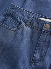 Seasalt Cornwall Blue Barnes Crop Mid Wash Trousers - Image 5 of 5