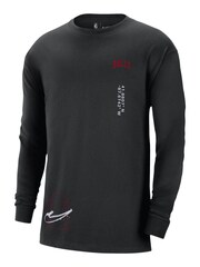Nike Black Fanatics Chicago Bulls Nike Max 90 One Long Sleeve T-Shirt - Image 1 of 3