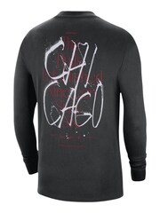Nike Black Fanatics Chicago Bulls Nike Max 90 One Long Sleeve T-Shirt - Image 2 of 3