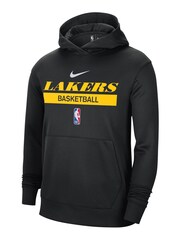 Nike Black Fanatics Los Angeles Lakers Nike Spotlight Fleece Overhead Hoodie - Image 1 of 3