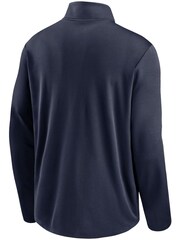 Nike Blue NFL Fanatics Dallas Cowboys Logo Pacer Half Zip Sweat Top - Image 3 of 3
