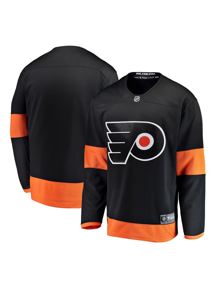 Fanatics Black Philadelphia Flyers Fanatics Branded Alternate Breakaway Jersey - Image 1 of 3 Fanatics Black Philadelphia Flyers Fanatics Branded Alternate Breakaway Jersey - Image 1 of 3