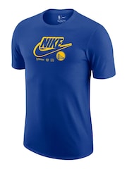 Nike Blue Fanatics State Warriors Nike Essential Logo T-Shirt - Image 1 of 3