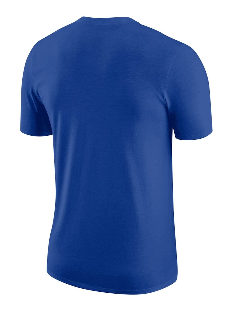 Nike Blue Fanatics State Warriors Nike Essential Logo T-Shirt - Image 2 of 3