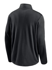 Nike Black NFL Fanatics Philadelphia Eagles Logo Pacer Half Zip Sweat Top - Image 2 of 3