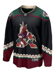 Fanatics Black Arizona Coyotes Fanatics Branded Home Breakaway Jersey - Image 2 of 3