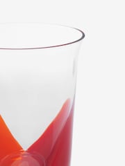 Jasper Conran London Red/Orange Vase - Image 2 of 4