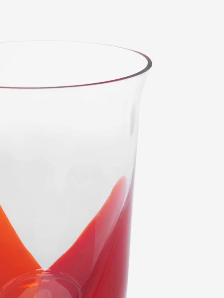 Jasper Conran London Red/Orange Vase - Image 2 of 4