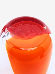 Jasper Conran London Red/Orange Vase - Image 3 of 4