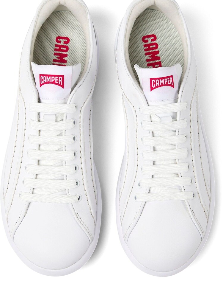 Camper Women's White Pelotas XLF Leather Sneakers - Image 4 of 4