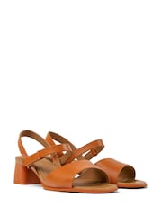 Camper Women's Katie Brown Strappy Full Grain Leather Sandals - Image 2 of 5