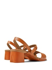 Camper Women's Katie Brown Strappy Full Grain Leather Sandals - Image 3 of 5