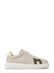 Camper Runner K21 Twins Grey Leather and Nubuck Women's Sneakers - Image 1 of 5