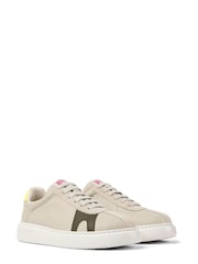 Camper Runner K21 Twins Grey Leather and Nubuck Women's Sneakers - Image 2 of 5