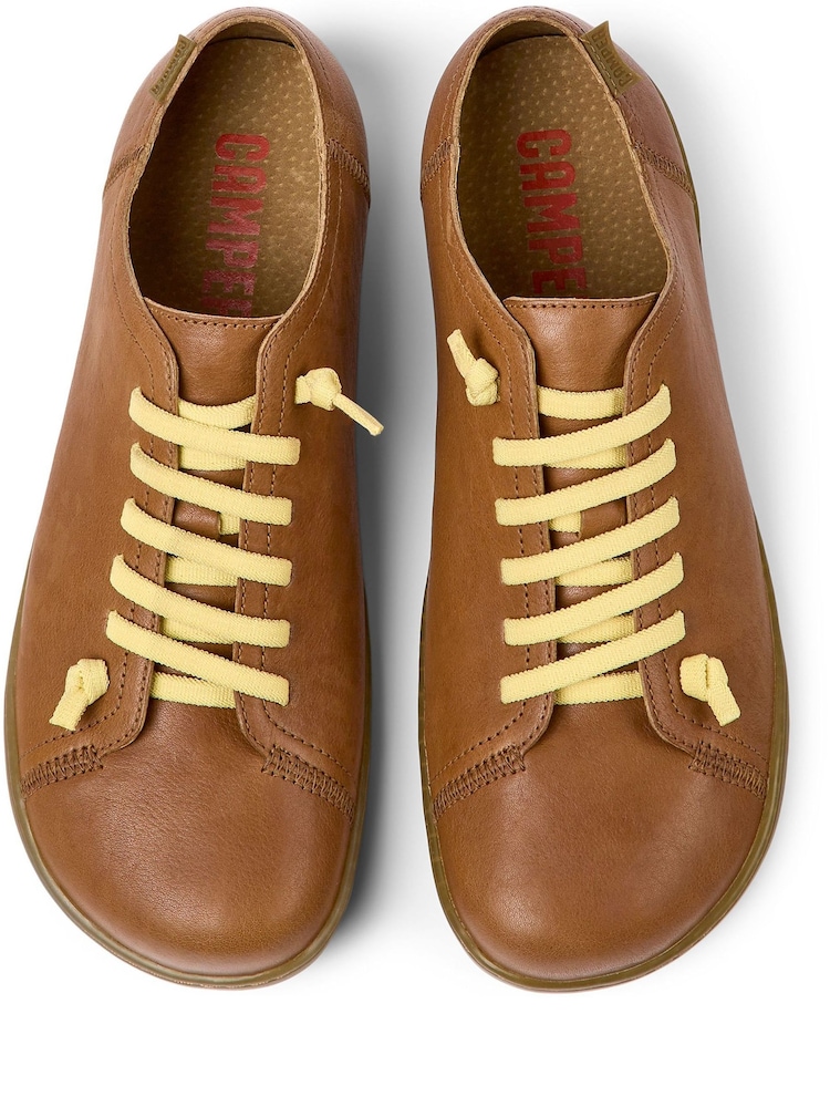 Peu Cami Brown Leather Casual Men's Shoes - Image 4 of 4