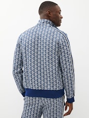 Lacoste Jacquard Monogram Zip Through Sweatshirt - Image 2 of 6