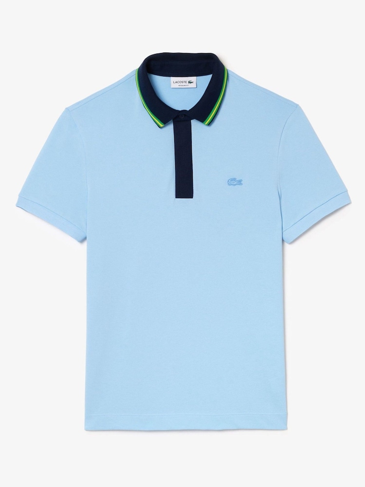 Lacoste Contrast Tipping Paris Polo Shirt - Image 4 of 4 Lacoste Contrast Tipping Paris Polo Shirt - Image 4 of 4
