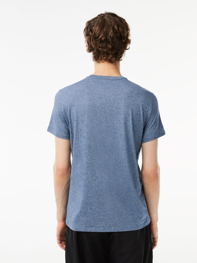 Blau meliert - Lacoste – Luxury Pima – T-Shirt aus 100 % Baumwolle - Bild 2 von 5