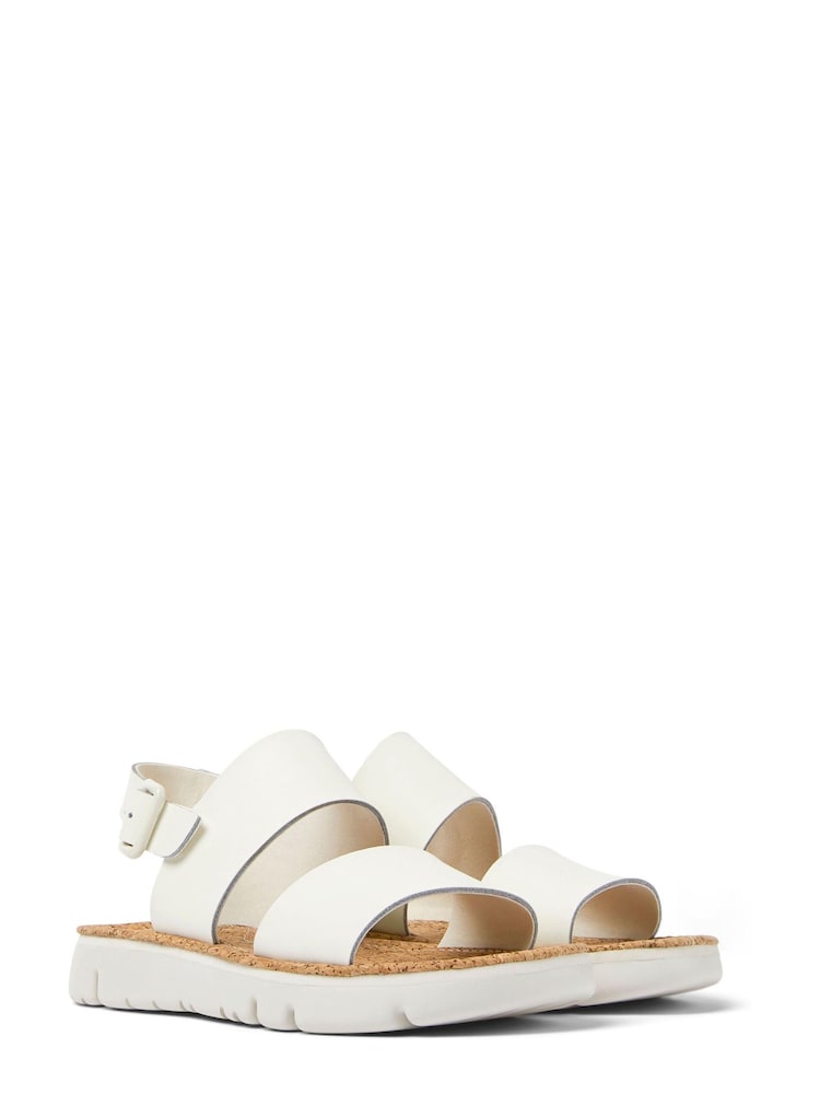 Oruga White Leather Women's Sandal - Image 2 of 5