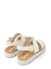 Oruga White Leather Women's Sandal - Image 3 of 5