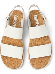 Oruga White Leather Women's Sandal - Image 4 of 5