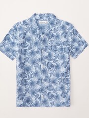 Abercrombie & Fitch Blue Printed Resort Shirt - Image 1 of 3