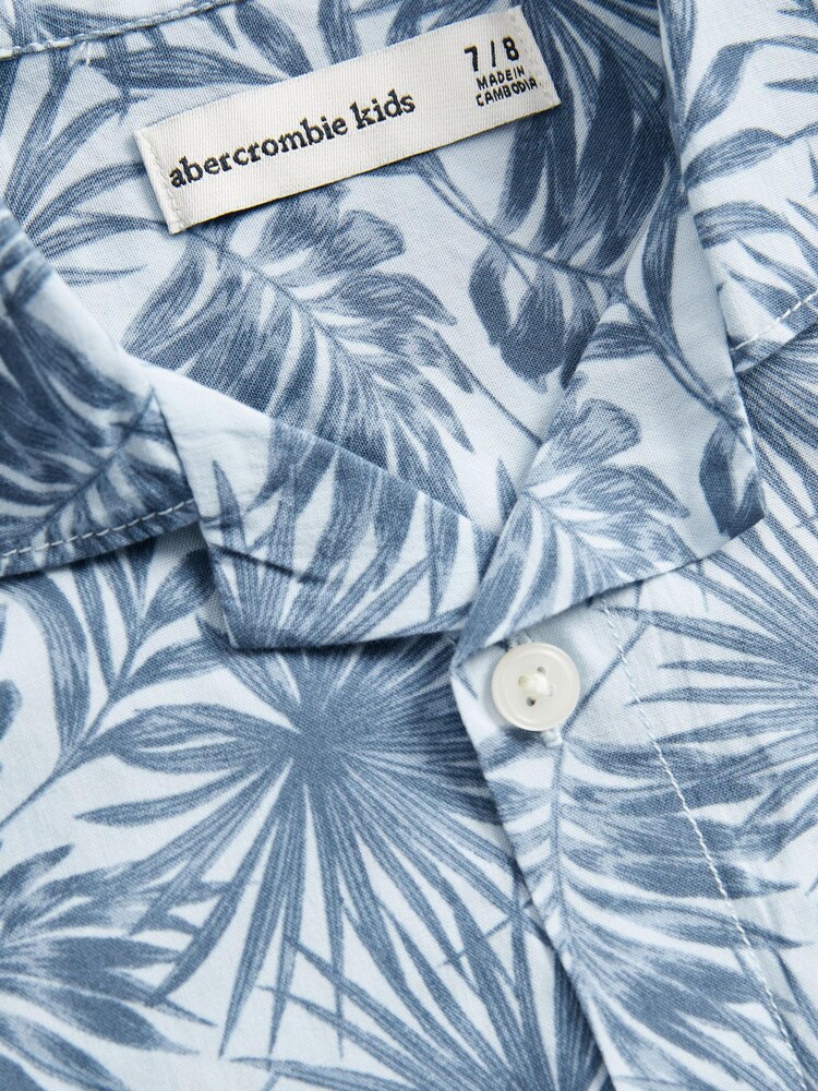 Abercrombie & Fitch Blue Printed Resort Shirt - Image 2 of 3