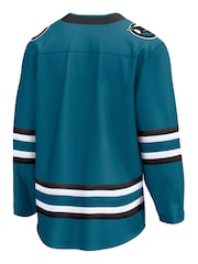 Fanatics Blue San Jose Sharks Fanatics Branded Home Breakaway Jersey - Image 3 of 3