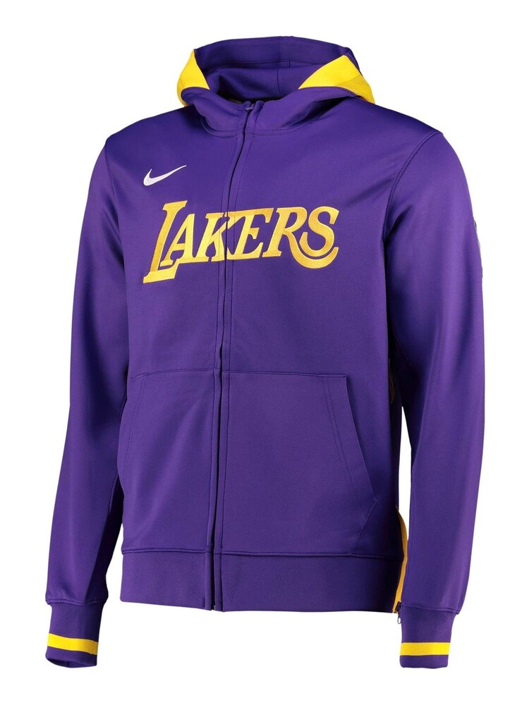 Nike Purple Los Angeles Lakers Thermaflex Zip Up Hoodie - Image 1 of 3