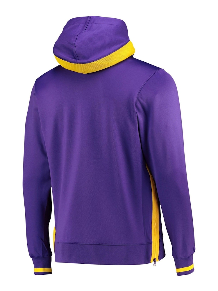 Nike Purple Los Angeles Lakers Thermaflex Zip Up Hoodie - Image 2 of 3