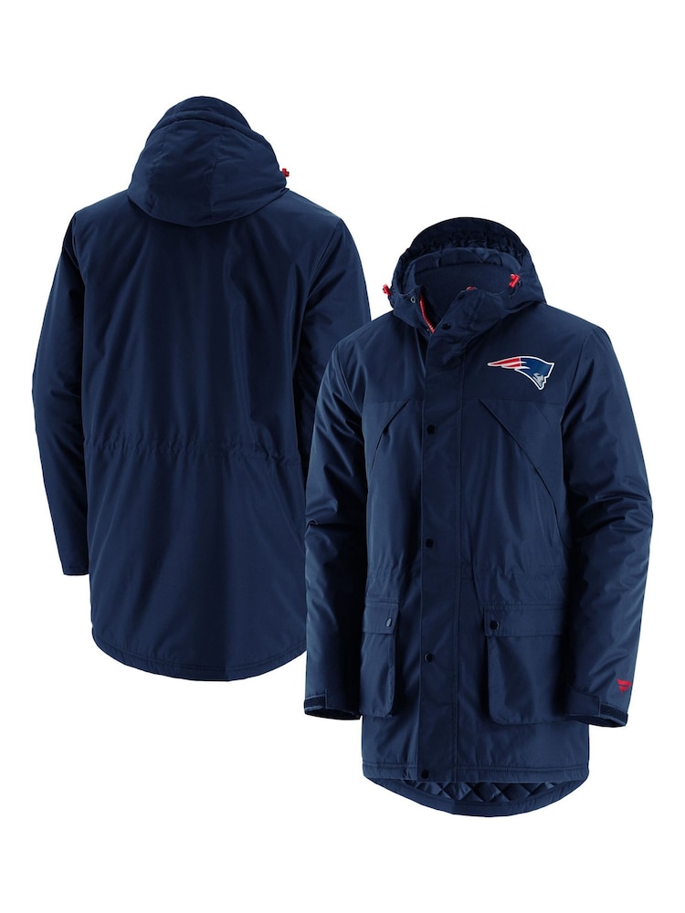 Fanatics Blue NFL New England Patriots Branded Heavyweight Jacket - Image 1 of 3