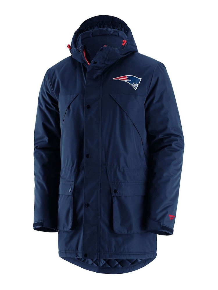 Fanatics Blue NFL New England Patriots Branded Heavyweight Jacket - Image 2 of 3