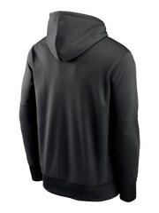 Nike Black NFL Fanatics Las Vegas Raiders Prime Wordmark Therma Pullover Hoodie - Image 2 of 3
