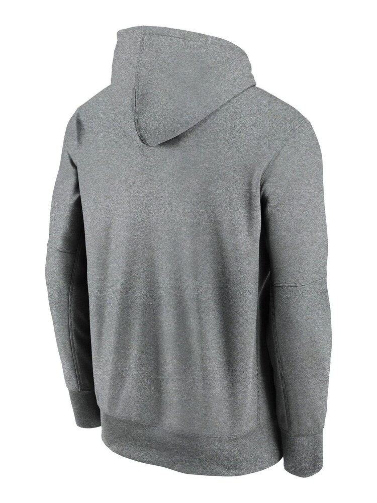 Nike Grey NFL Fanatics Seattle Seahawks Prime Wordmark Therma Pullover Hoodie - Image 2 of 3