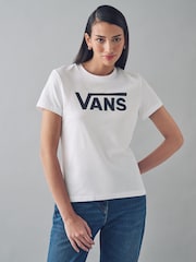 Vans Womens Flying V-Crew 100% Cotton T-Shirt - Image 1 of 5
