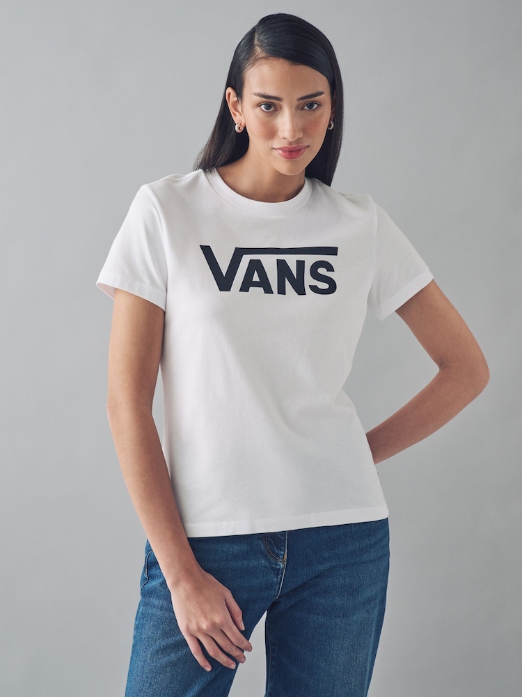 Vans Womens Flying V-Crew 100% Cotton T-Shirt - Image 1 of 5
