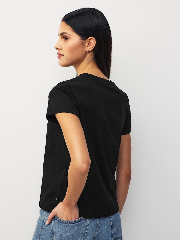 Vans Womens Flying V-Crew 100% Cotton T-Shirt - Image 2 of 4