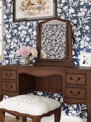 Laura Ashley Walnut Montpellier Dressing Table Mirror - Image 1 of 4