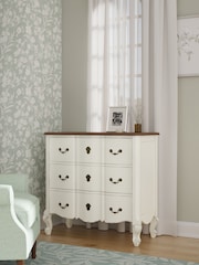 Laura Ashley Ivory Montpellier 3 Drawer Chest - Image 1 of 4