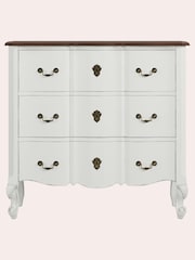 Laura Ashley Ivory Montpellier 3 Drawer Chest - Image 2 of 4