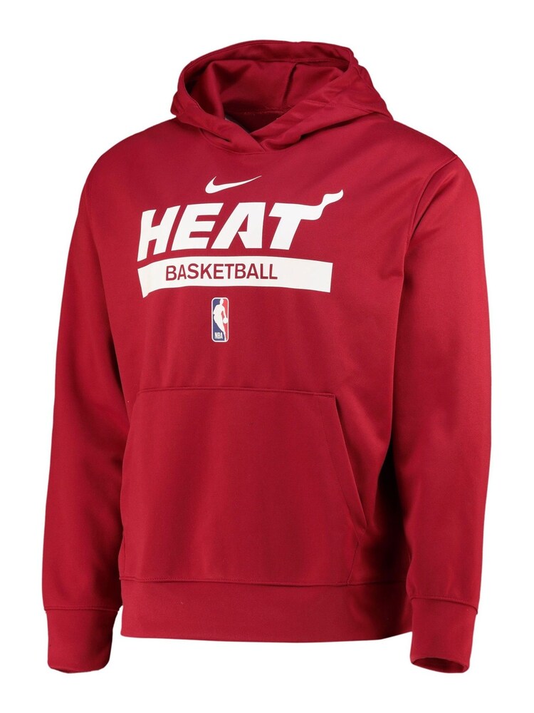 Nike Red Fanatics Miami Heat Nike Spotlight Fleece Overhead Hoodie - Image 1 of 3
