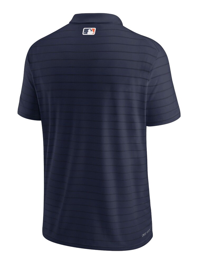 Nike Blue Fanatics Houston Astros Nike City Connect Striped Polo - Image 3 of 3