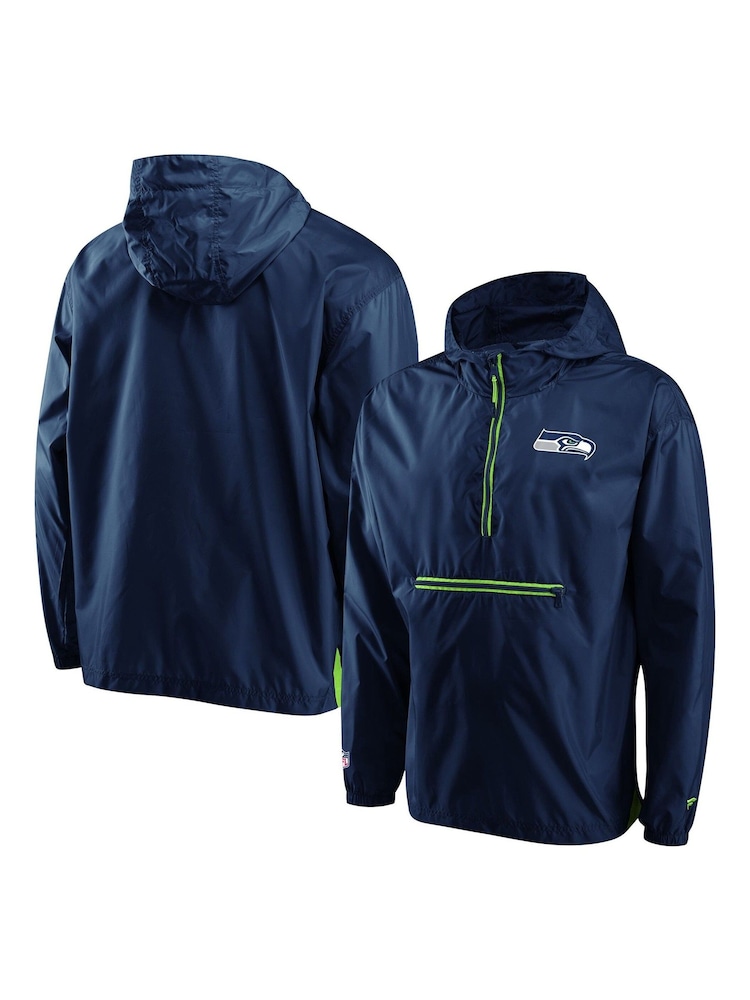 Fanatics Blue NFL Seattle Seahawks Branded Lightweight Jacket - Image 3 of 3