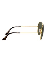 Ray-Ban Gold & Green Lens Large Metal Sunglasses - Image 11 of 12