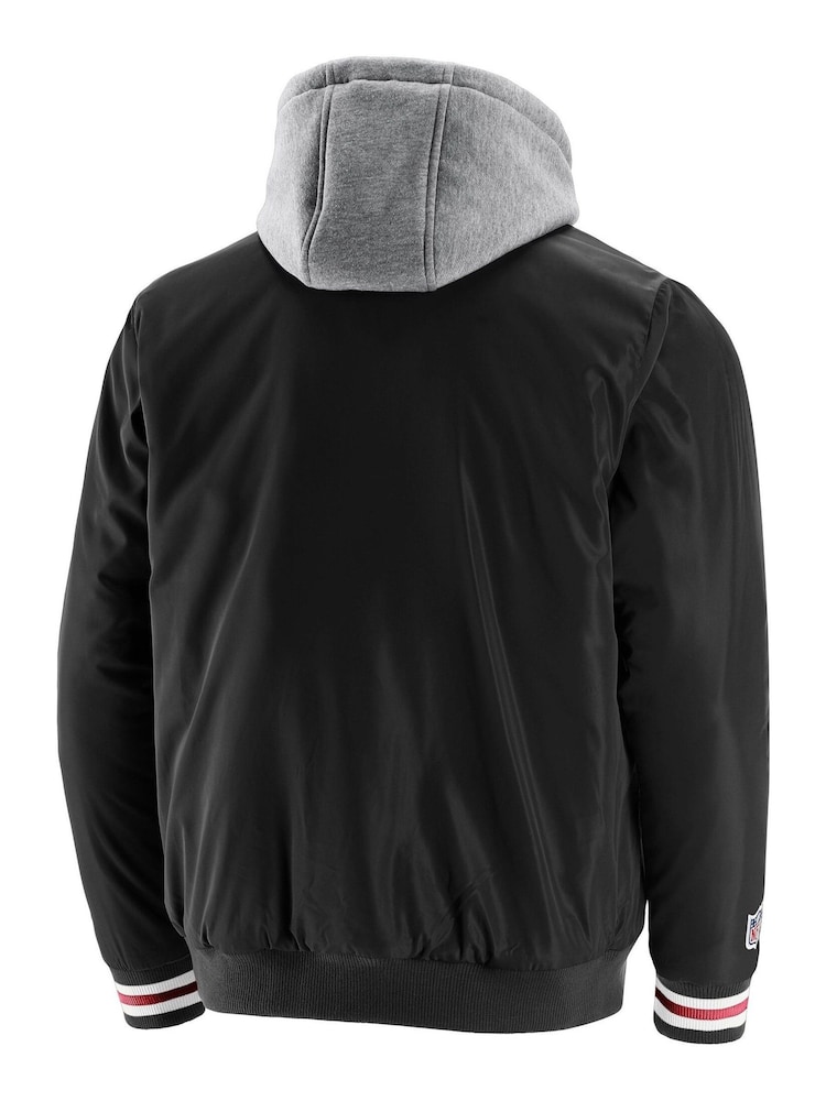 Fanatics NFL San Francisco 49ERS Branded Sateen Black Jacket - Image 2 of 3