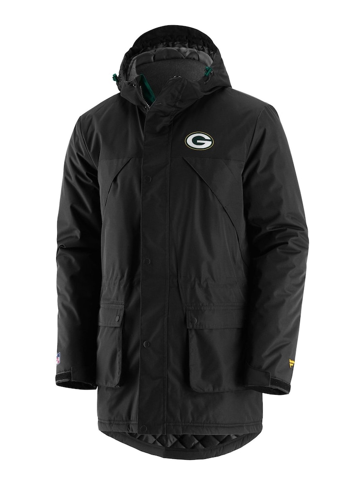 Fanatics NFL Green Bay Packers Branded Heavyweight Black Jacket - Image 2 of 3