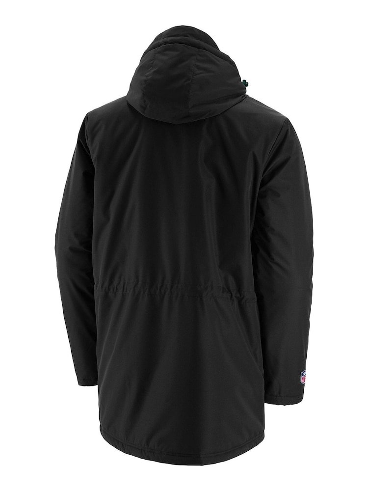 Fanatics NFL Green Bay Packers Branded Heavyweight Black Jacket - Image 3 of 3 Fanatics NFL Green Bay Packers Branded Heavyweight Black Jacket - Image 3 of 3