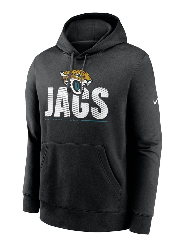 Nike Black NFL Fanatics Jacksonville Jaguars Team Impact Club Fleece Hoodie - Image 1 of 3