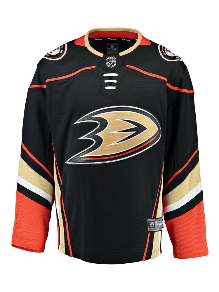 Fanatics Anaheim Ducks Black Branded Home Breakaway Jersey - Image 1 of 2