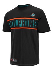 Fanatics 100% Cotton NFL Miami Dolphins Franchise Black T-Shirt - Image 1 of 3